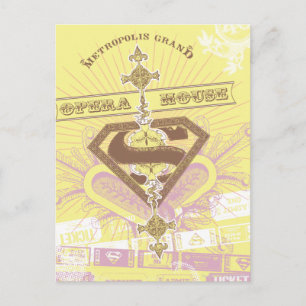 Supergirl Opera House Yellow Briefkaart