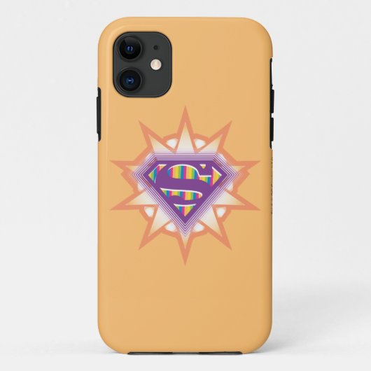 Supergirl Oranje Starburst Case-Mate iPhone Case (Achterkant)