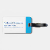 Supergirl Outline S-Shield Bagagelabel (Achterkant horizontaal)