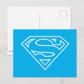 Supergirl Outline S-Shield Briefkaart (Voorkant / Achterkant)