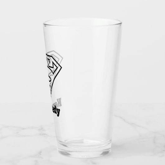 Supergirl Outline S-Shield Glas (Links)