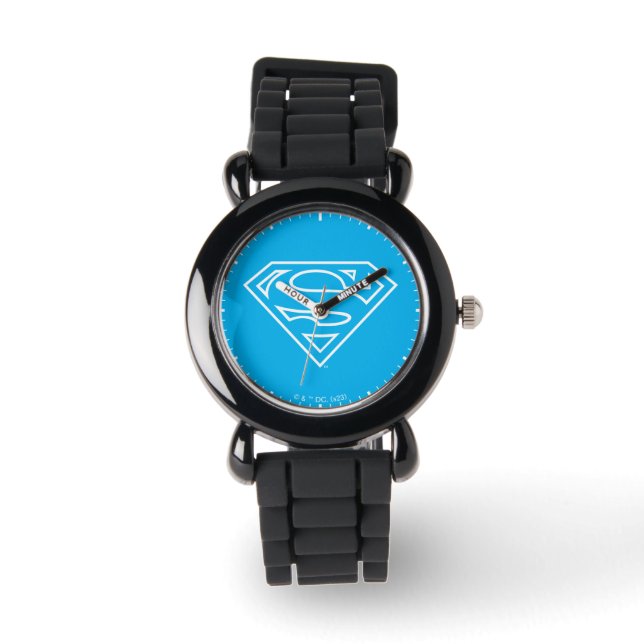 Supergirl Outline S-Shield Horloge (Voorkant)