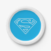 Supergirl Outline S-Shield Papieren Bordje (Voorkant)