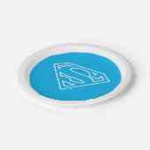 Supergirl Outline S-Shield Papieren Bordje (Gekanteld)