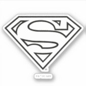 Supergirl Outline S-Shield Sticker (Voorkant)