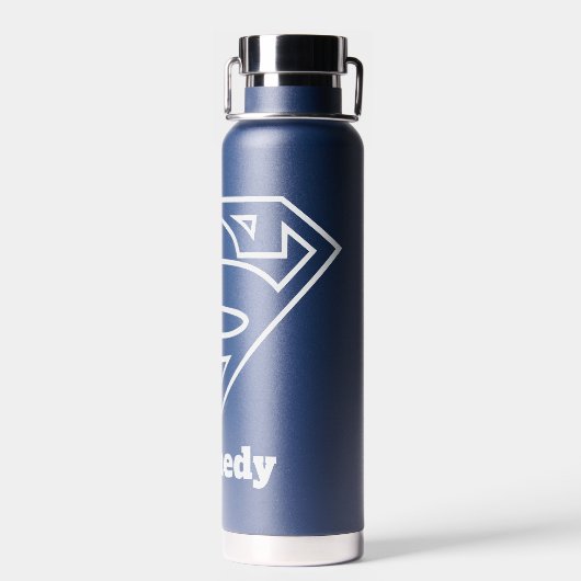 Supergirl Outline S-Shield Waterfles (Achterkant)