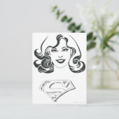 Supergirl-overzicht 1 briefkaart (Staand voorkant)