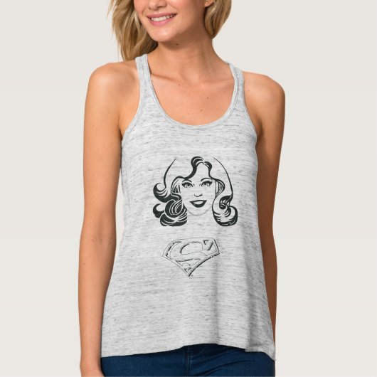 Supergirl-overzicht 1 tanktop (Voorkant)