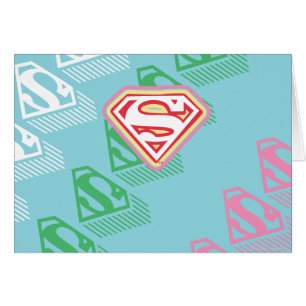 Supergirl Pastel herhaal patroon