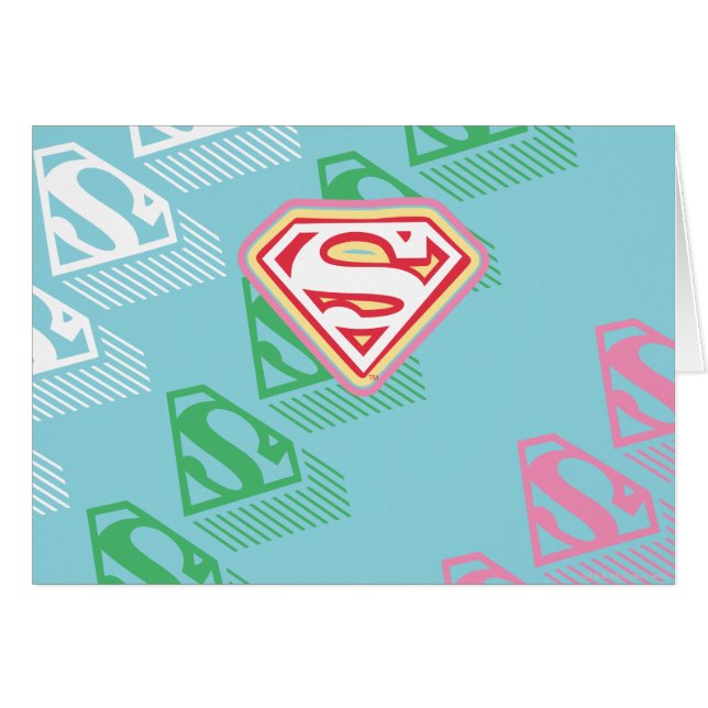 Supergirl Pastel Repeat Pattern (Devant horizontal)