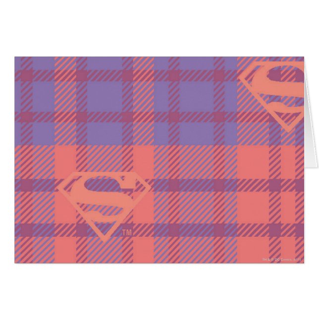 Supergirl Pink and Purple Pattern (Devant horizontal)