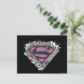 Supergirl Pins Logo Briefkaart (Staand voorkant)