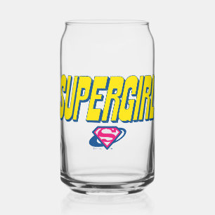 Supergirl Pop-logo Blikvorm Glas