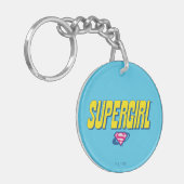 Supergirl Pop Logo Sleutelhanger (Voorkant Links)