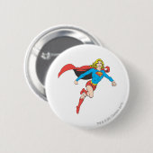 Supergirl Pose 1 Ronde Button 5,7 Cm (Voorkant /achterkant)