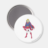 Supergirl Pose 2 Magneet (Voorkant / Achterkant)