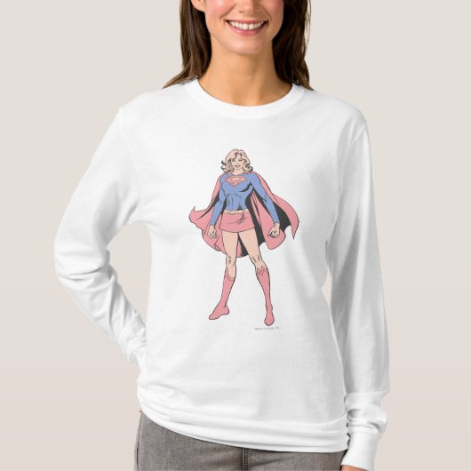 Supergirl Pose 3 T-shirt (Voorkant)
