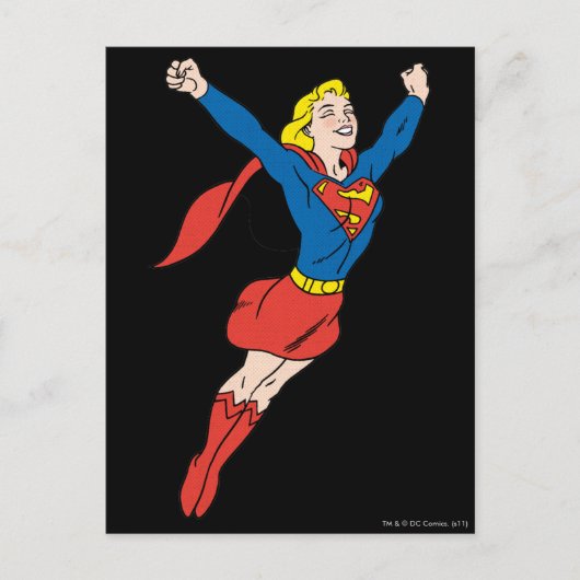 Supergirl Pose 6 Briefkaart (Voorkant)