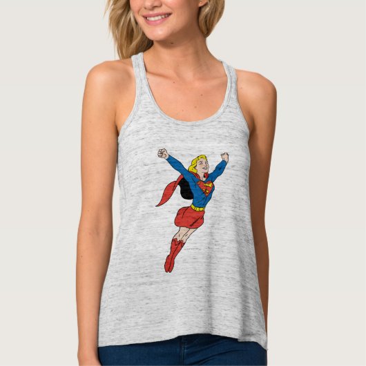 Supergirl Pose 6 Tanktop (Voorkant)