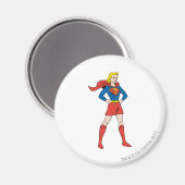 Supergirl Pose 7 Magneet (Voorkant / Achterkant)
