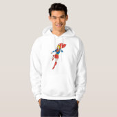 Supergirl Pose 8 Hoodie (Voorkant volledig)