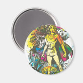 Supergirl Pose de Lux Magneet (Voorkant / Achterkant)