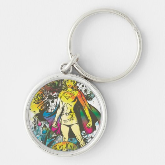 Supergirl Pose de Lux Sleutelhanger (Voorkant)
