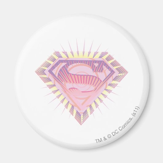 Supergirl Rad Logo Magneet (Voorkant)