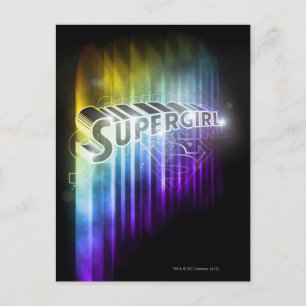 Supergirl Rainbow Briefkaart