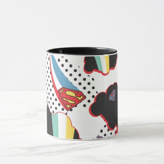 Supergirl Rainbow Cloud Pattern Mok (Midden)