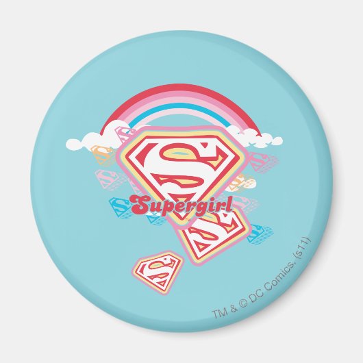 Supergirl Rainbow Magneet (Voorkant)