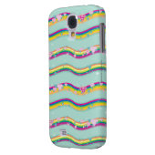 Supergirl Rainbow Waves Green Case-Mate Samsung Galaxy Hoesje (Achterkant Links)