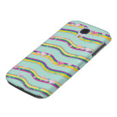 Supergirl Rainbow Waves Green Case-Mate Samsung Galaxy Hoesje (Onderkant)