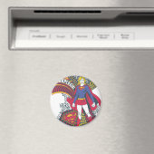 Supergirl Random World 1 Magneet (Insitu (Vaatwasser))