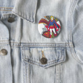 Supergirl Random World 1 Ronde Button 5,7 Cm (In situ)