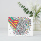 Supergirl Random World 2 Briefkaart (Staand voorkant)