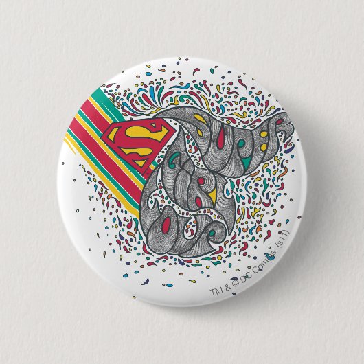 Supergirl Random World 2 Ronde Button 5,7 Cm (Voorkant)