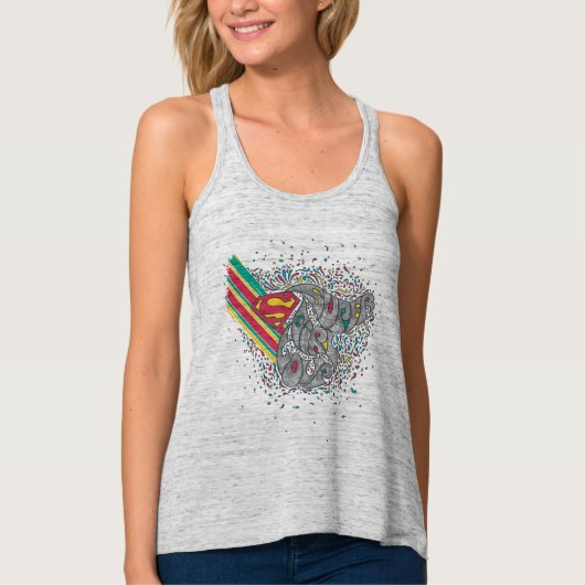 Supergirl Random World 2 Tanktop (Voorkant)