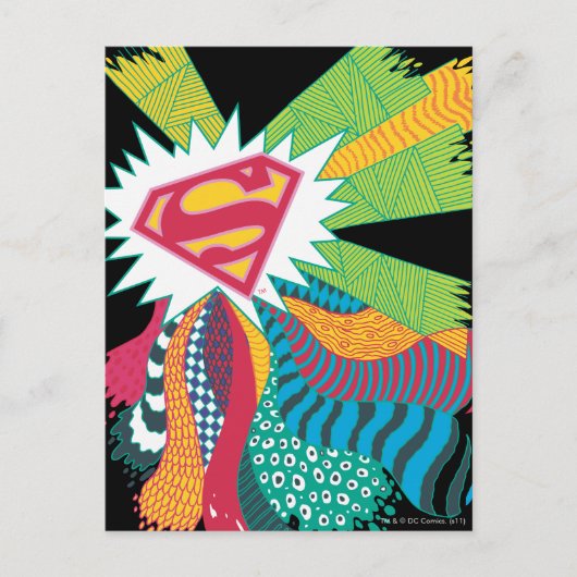 Supergirl Random World 3 Briefkaart (Voorkant)