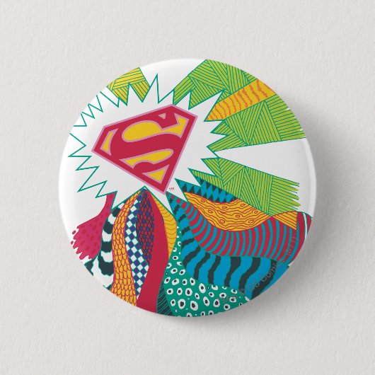 Supergirl Random World 3 Ronde Button 5,7 Cm (Voorkant)