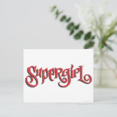 Supergirl Red Logo Briefkaart (Staand voorkant)