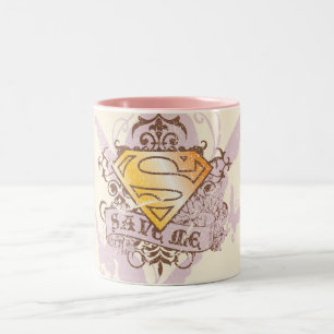 Supergirl Red me Tweekleurige Koffiemok