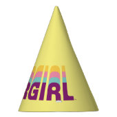 Supergirl Retro Colorshift grafische afbeelding Feesthoedjes (Rechts)