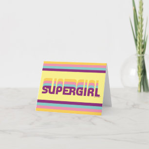 Supergirl Retro Colorshift Graphic