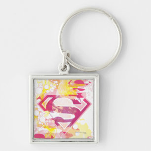 Supergirl Retro Logo Sleutelhanger