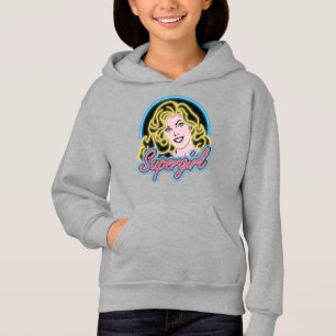 Supergirl Retro Neon Lights Grafisch