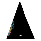 Supergirl Retro Neon Lights Grafisch Feesthoedjes (Rechts)