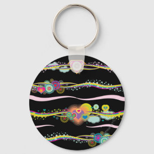 Supergirl Retro Rainbow Sleutelhanger