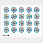 Supergirl Rocks Ronde Sticker (Vel)