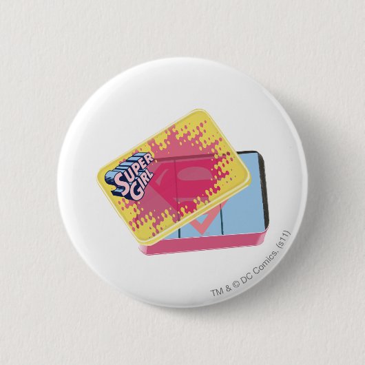 Supergirl Ronde Button 5,7 Cm (Voorkant)